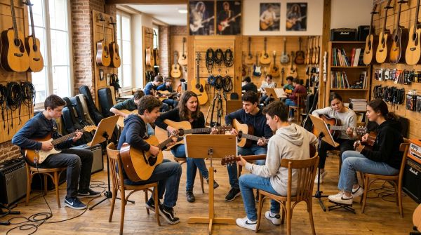 Top 5 écoles de guitare à Saint-Étienne à découvrir !